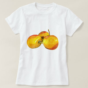 T-shirt Aquarelle de fruit jaune perruque