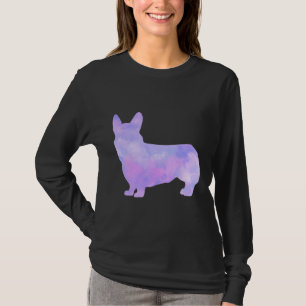 T-shirt Aquarelle de Galaxy Corgi