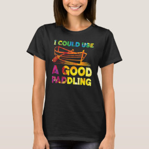 T-shirt Aquarelle de ligne de remorquage bateau Arc-en-cie