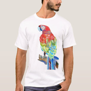 T-shirt Aquarelle de Macaw Parrot d'Australie T Shirt