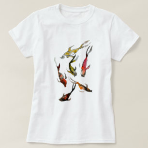 T-shirt Aquarelle de poisson koi