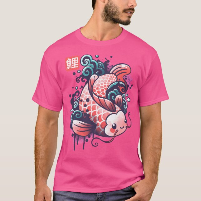 T-shirt Aquarelle de poisson Koi Carp (Devant)