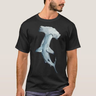 T-shirt Aquarelle de requin marteau Classique