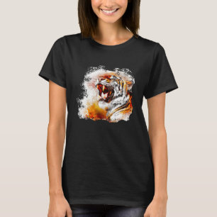 T-shirt Aquarelle de tigre