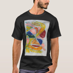 T-shirt aquarelle des impressions estivales
