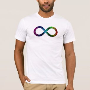 T-shirt Aquarelle d'infini de Neurodiversity au-dessus de