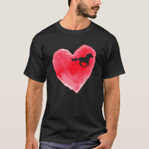 T-shirt Aquarelle du cheval