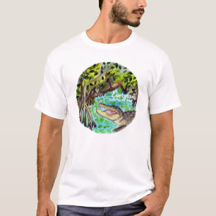 T-shirt Aquarelle du parc national des Everglades