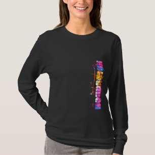 T-shirt Aquarelle Edimbourg Édimbourg Lettres