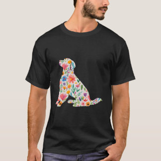 T-shirt Aquarelle Golden Retriever Design