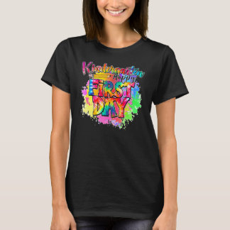 T-shirt Aquarelle jardin d'enfants Enseignants Étudiants E