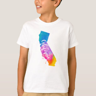 T-shirt Aquarelle la Californie