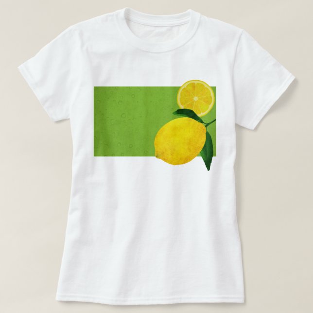 T-shirt Aquarelle Lemon 14 (Design devant)