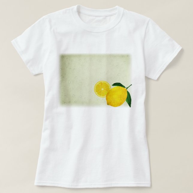 T-shirt Aquarelle Lemon 18 (Design devant)