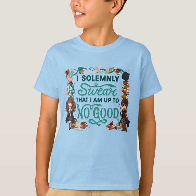 T-shirt Aquarelle magique "Je jure solennellement" (Devant)