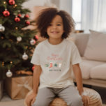 T-shirt Aquarelle Noël biscuits boissons sucre de canne T-<br><div class="desc">Un design festif amusant avec des favoris hiver aquarelle - chocolat chaud,  sucre de canne,  bas. Joyeux Noël en écriture contemporaine,  parfait pour célébrer la saison des fêtes. peut être édité,  partie d'une collection.</div>