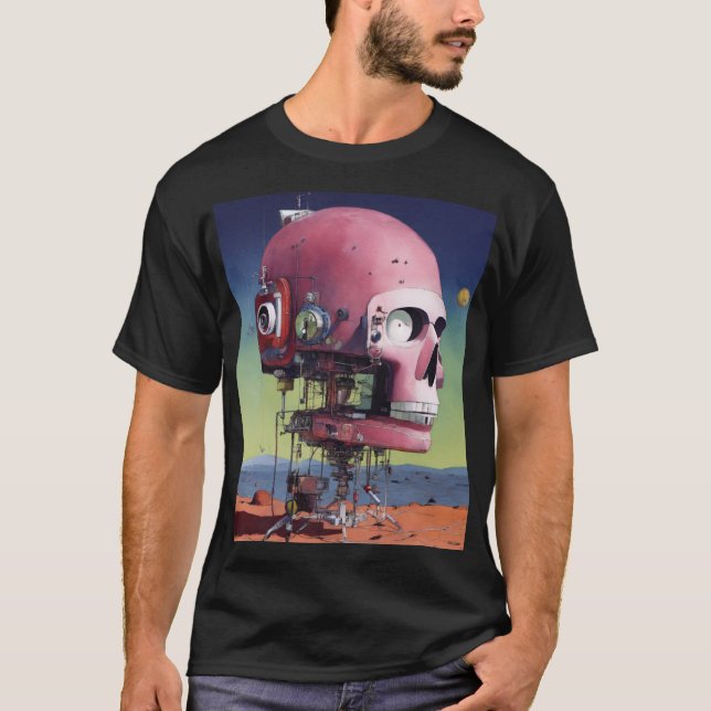 T-shirt Aquarelle paranoïaque Android Dreamscape (Devant)