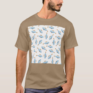 T-shirt Aquarelle Peint À La Main Mignonne Baleine Spatial