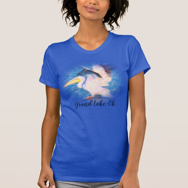 T-shirt aquarelle pélican 19 (Devant)