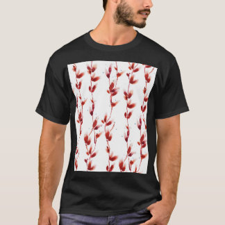 T-shirt Aquarelle Pussy-Willow Motif : Beauté de la nature