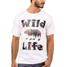 Aquarelle rustique Ours de vie sauvage