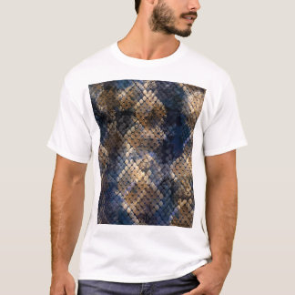 T-shirt Aquarelle Sauvage Snakeskin Design transparent