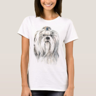 T-shirt Aquarelle Shih Tzu