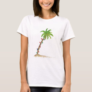 T-shirt Aquarelle tropicale de Holiday Palm Tree