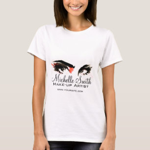 T-shirt Aquarelle yeux de foudre extension maquillage marq
