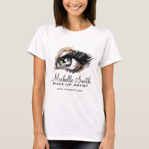 T-shirt Aquarelle yeux de foudre extension maquillage marq