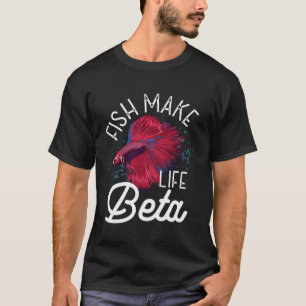 T-shirt Aquariophile Poisson Betta Aquascaping Aquariophil