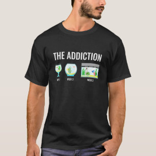 T-shirt Aquariophile Progression de réservoir de poissons