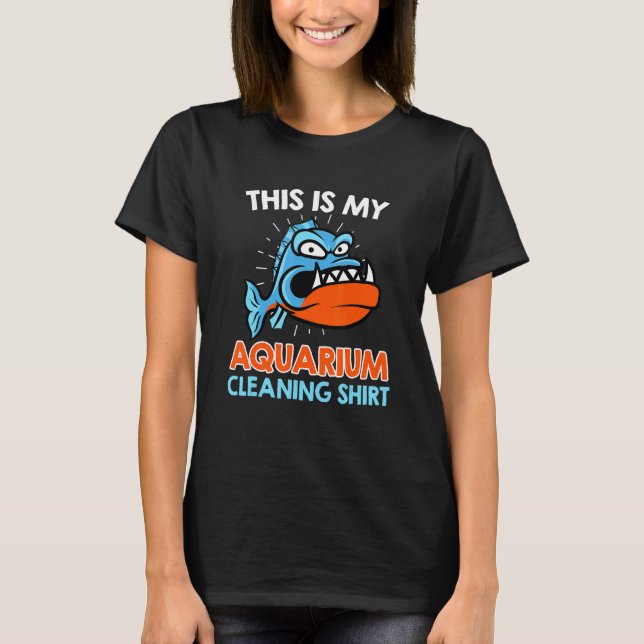 T-shirt Aquarist Aquarium Cleaning 2 (Devant)