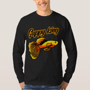 T-shirt Aquariste des poissons de l'aquarium Guppy King