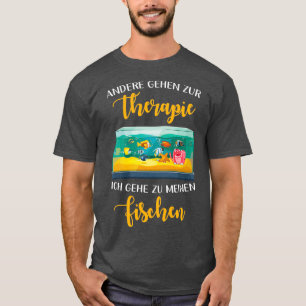 T-shirt Aquarium Allemand De Poisson Allemand Dire Drôle