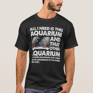 T-shirt Aquarium Art Pour Hommes Femmes Amateur De Poisson