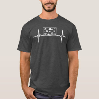 T-shirt Aquarium Battement de coeur Vêtements drôles Pouls