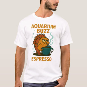 T-shirt Aquarium Buzz Espresso Poisson en colère