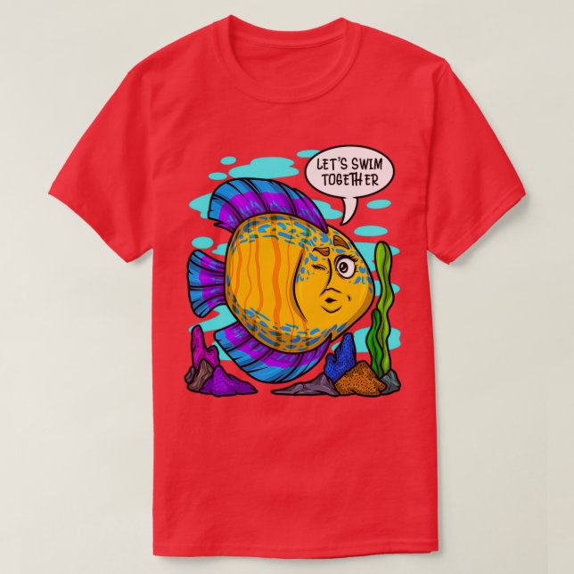 T-shirt Aquarium Cadeau Aquarist Poisson Garder Lover (Design devant)