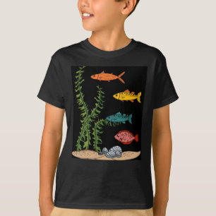 T-shirt Aquarium coloré Poisson Animaux Motifs
