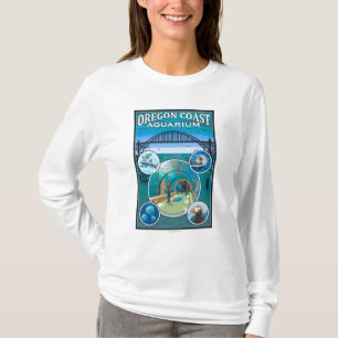 T-shirt Aquarium de côte de l'Orégon