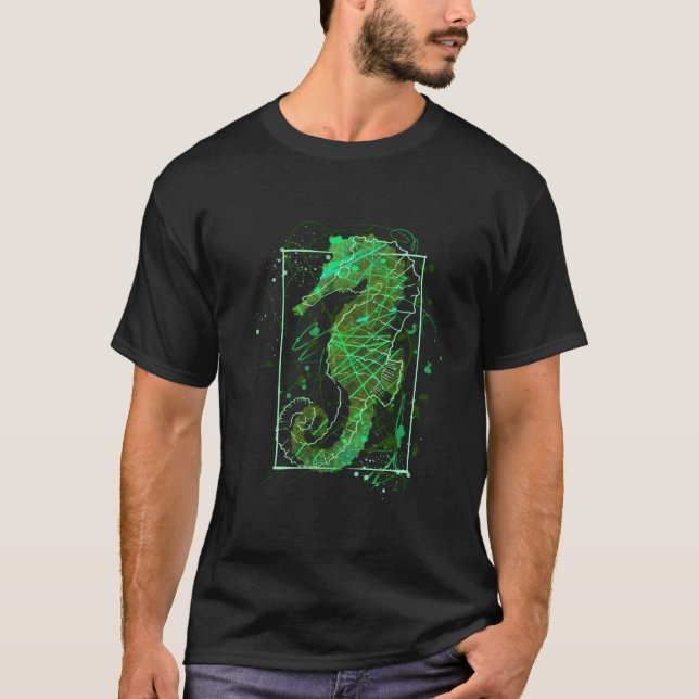 T-shirt Aquarium de Seahorse Beach (Devant)