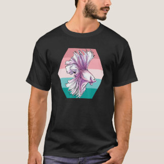 T-shirt Aquarium d'eau douce Élevage de poissons Betta Poi