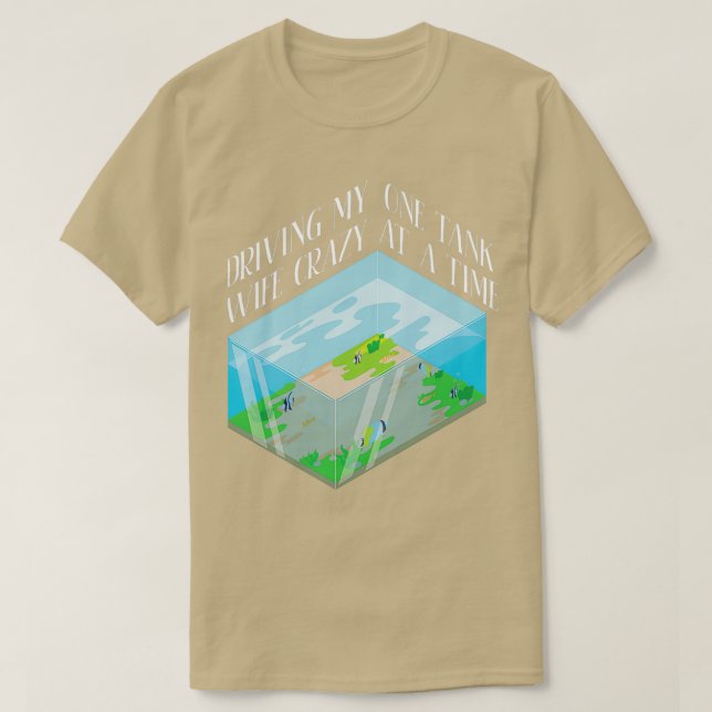 T-shirt Aquarium Fischzucht (Design devant)