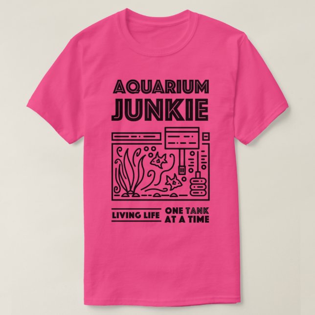 T-shirt Aquarium Junkie 2 (Design devant)