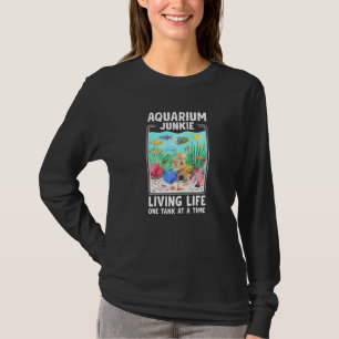 T-shirt Aquarium Junkie Fish Tank Aquarium