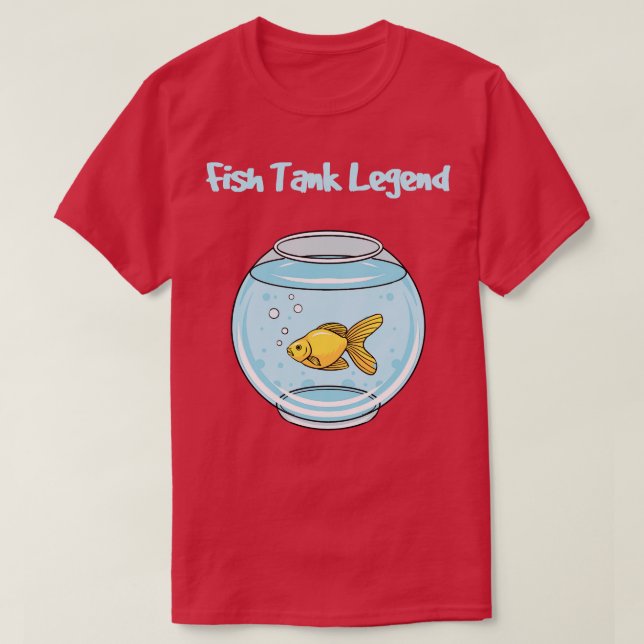 T-shirt Aquarium Keeper Fish Tank Legend (Design devant)