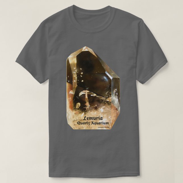 T-shirt Aquarium Lemuria Quartz (Design devant)