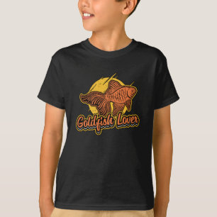 T-shirt Aquarium Lover de poisson d'or Vintage Retro Poiss
