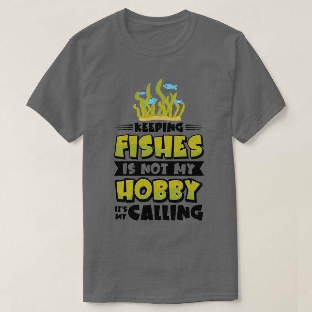 T-shirt Aquarium Pêche Poisson Hobby Aquarium Keeper 1 (Design devant)